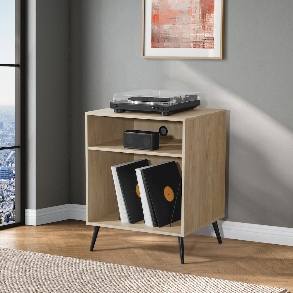 Retro Record Player Stand w/ Album. Picture 7