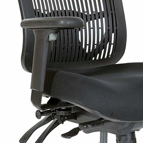 Contoured Black Plastic Back Manager's Chair , 97898CBK-30. Picture 10