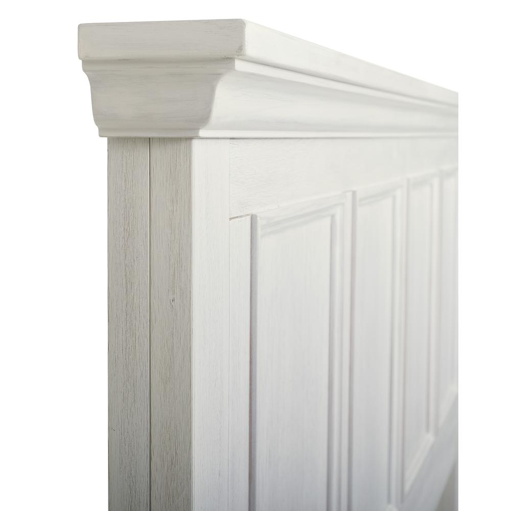 Farmhouse Queen Headboard, Rustic White. Picture 7