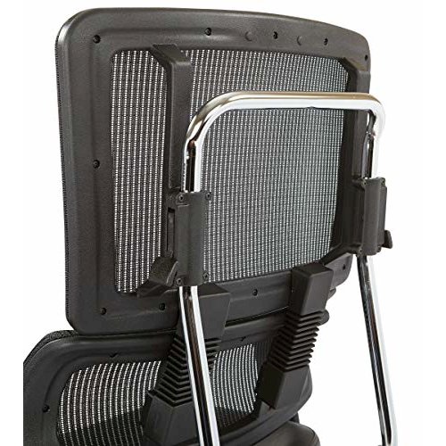 Vertical Black Mesh Back Chair. Picture 12