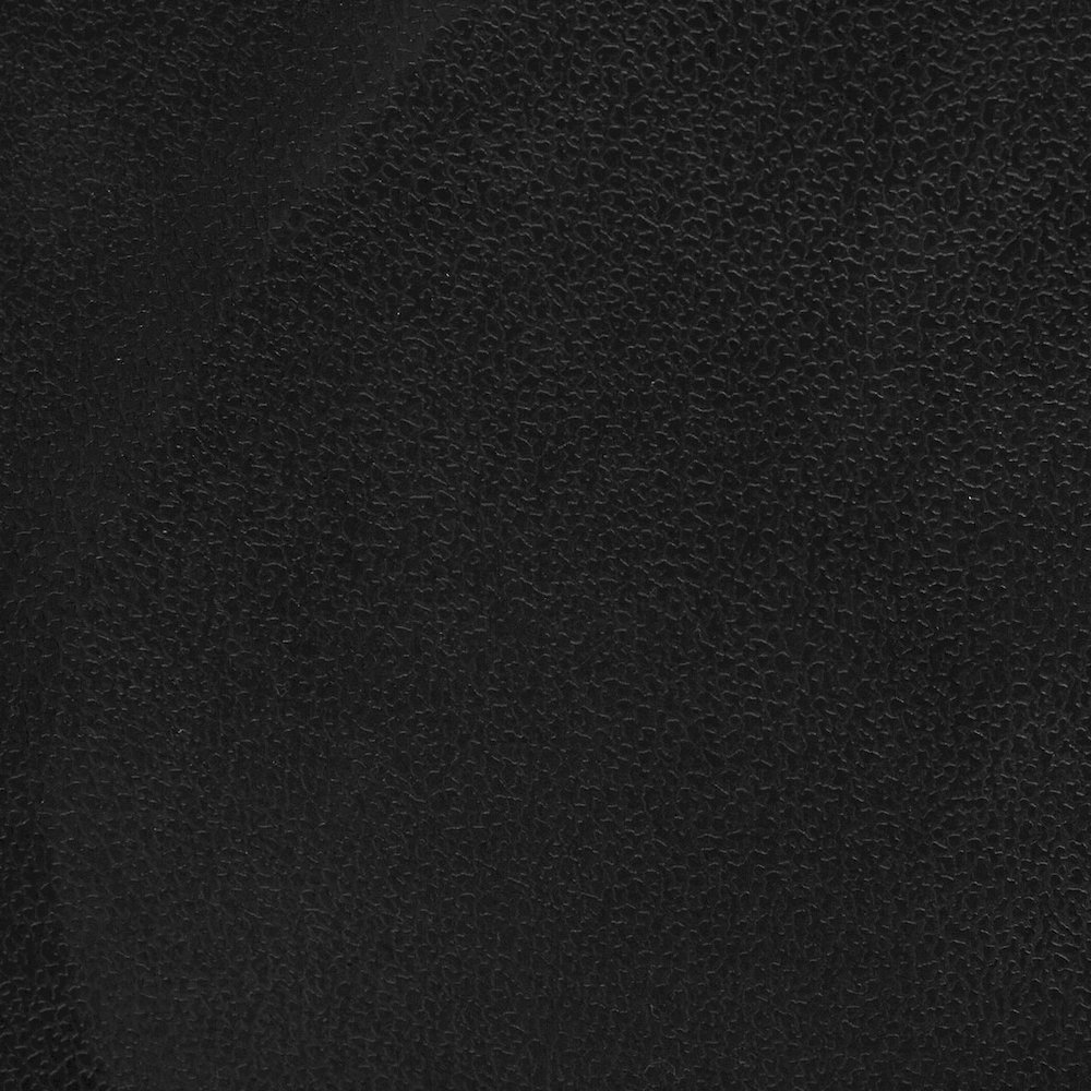 Black Self Skinned Urethane Armless Guest Chair in Black Finish Frame. Picture 12