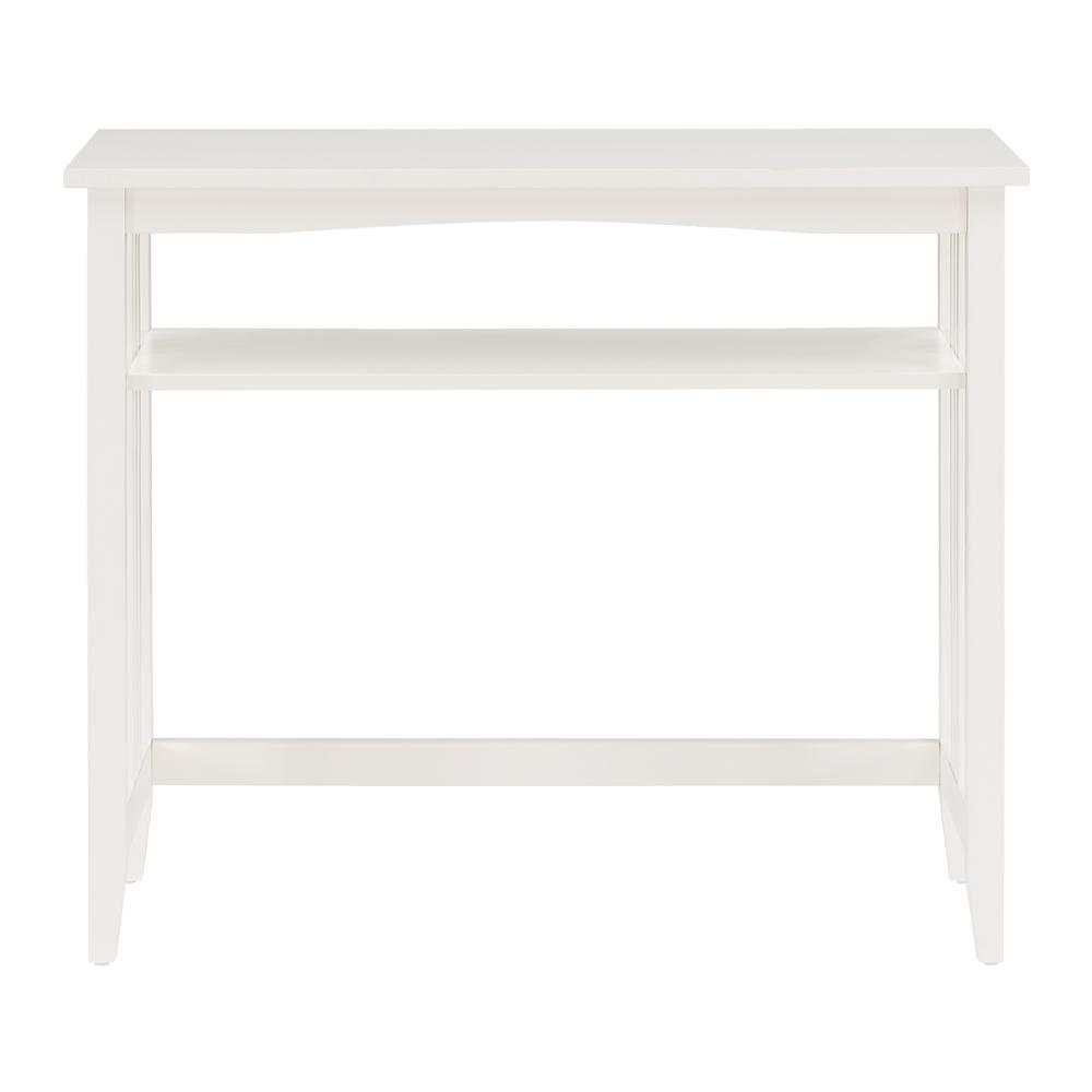 Sierra 36" Foyer Table, White Finish. Picture 4