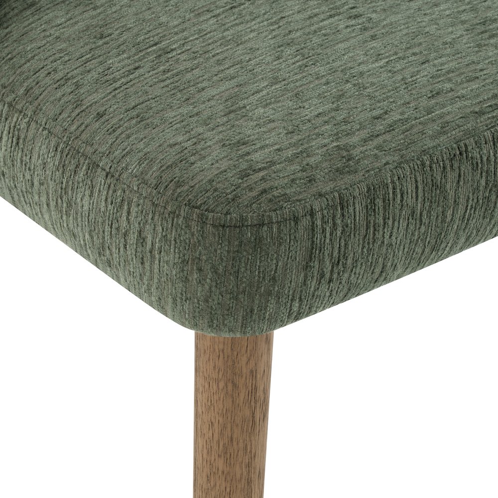 Ralston Dining Chair in Pine Fabric with Medium Oak Legs 2-Pack. Picture 7