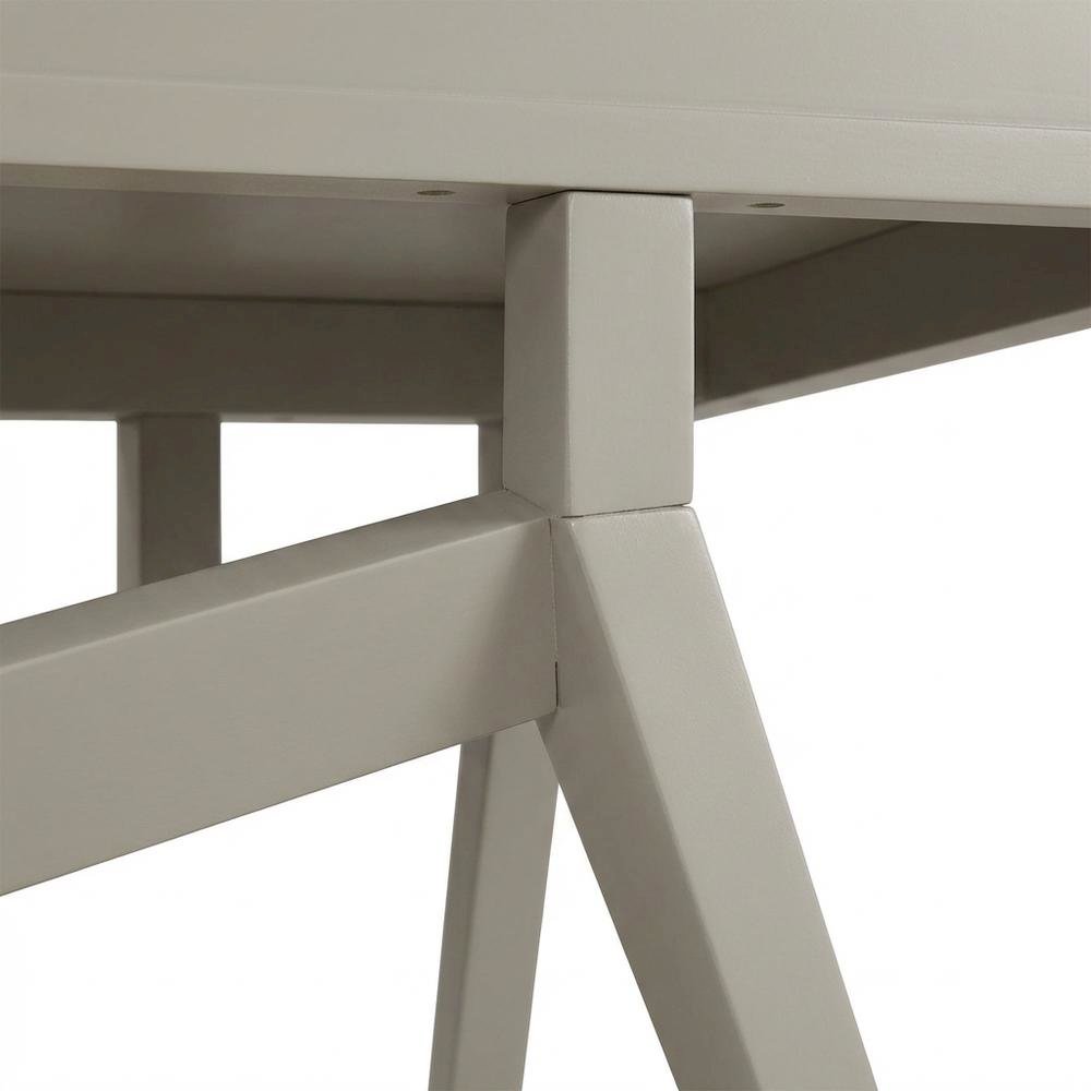 Wood Finish Desk in Natural Oak Finish for Home Office. Picture 6