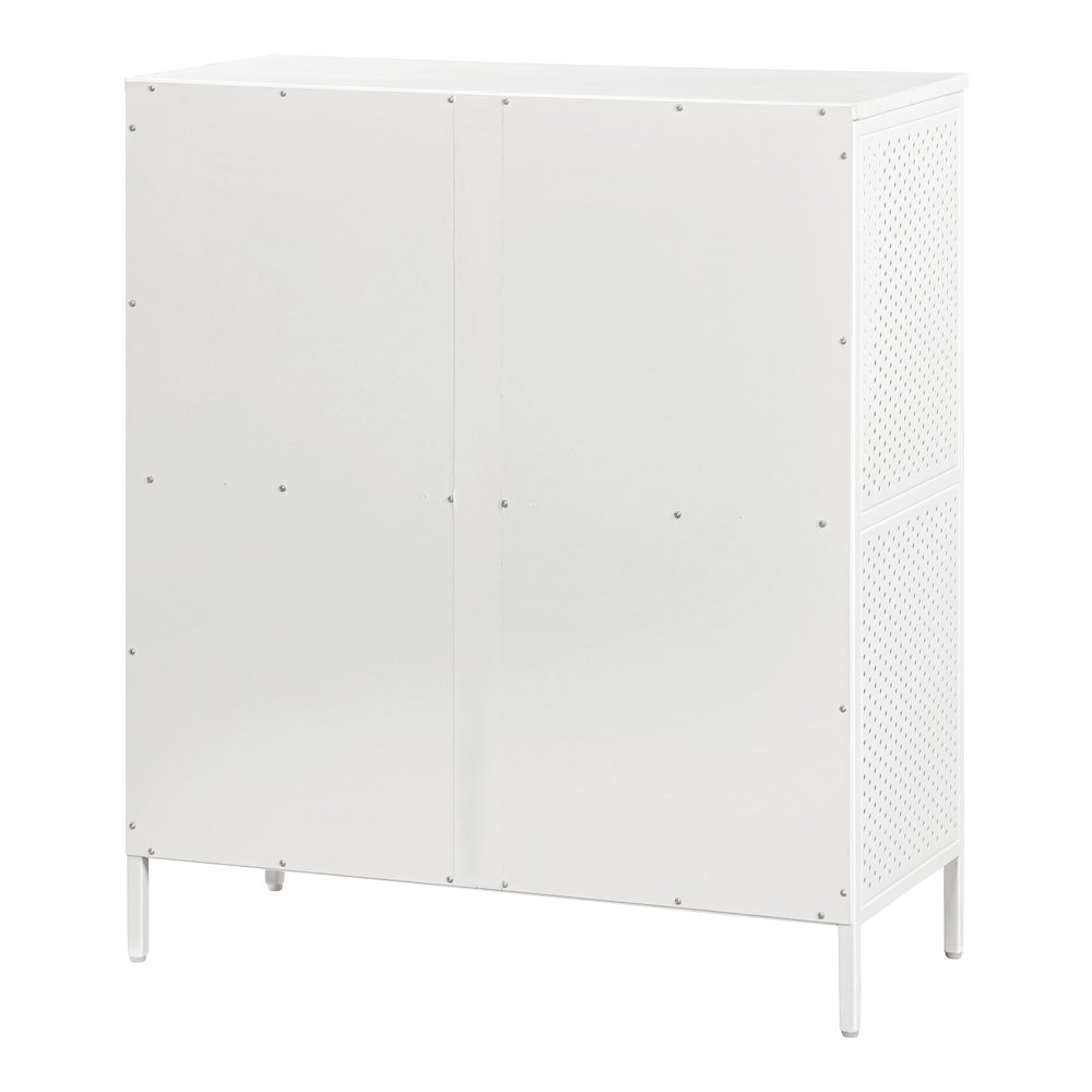 Ace 2 Shelf Bookcase In White Finish. Picture 4