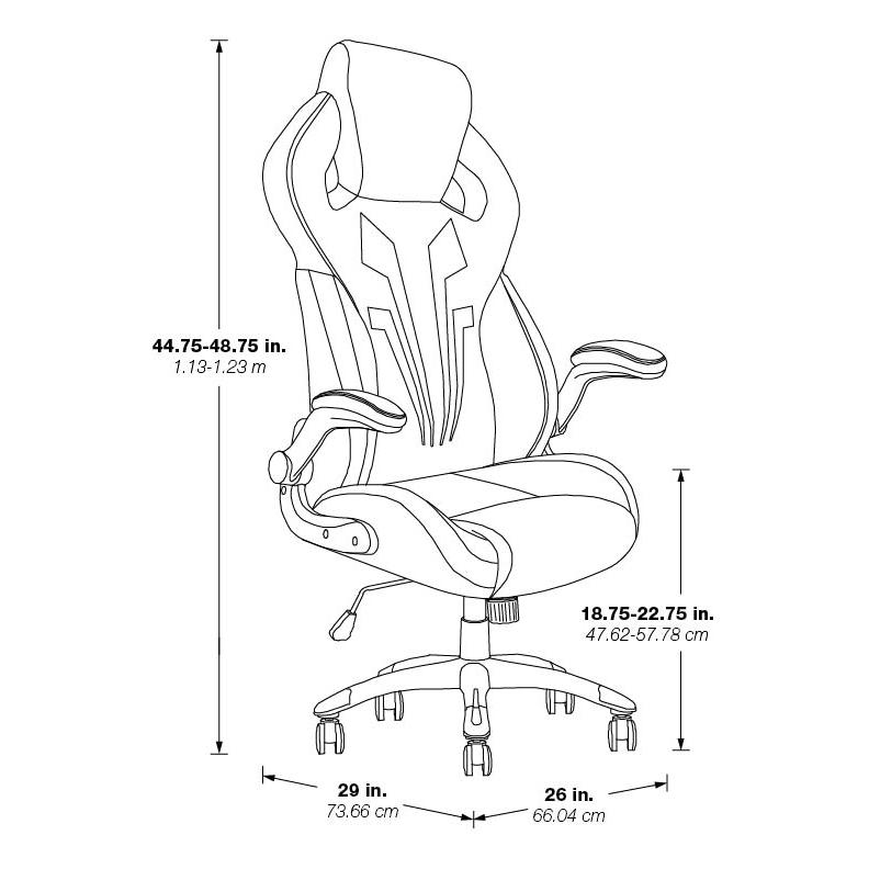 Ice Knight Gaming Chair in Blue, ICE25. Picture 2