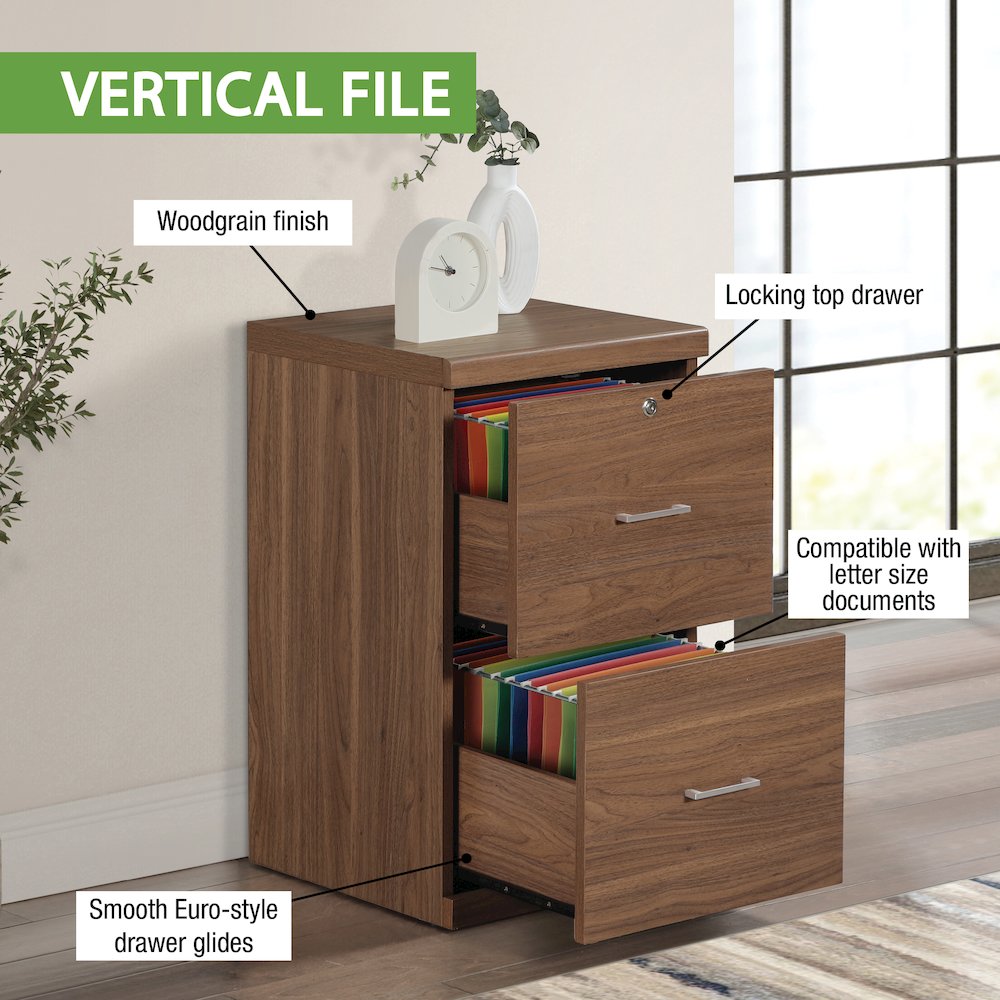 Alpine 2-Drawer Vertical File with Lockdowel™ Fastening System. Picture 11