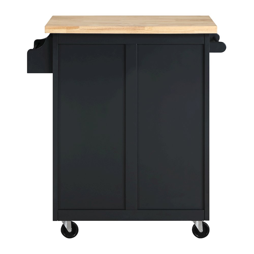 Bolten Kitchen Cart in Black Finish. Picture 6