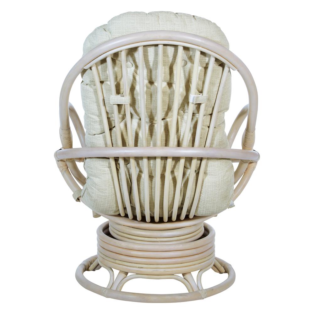 Lanai Rattan Swivel Rocker. Picture 5