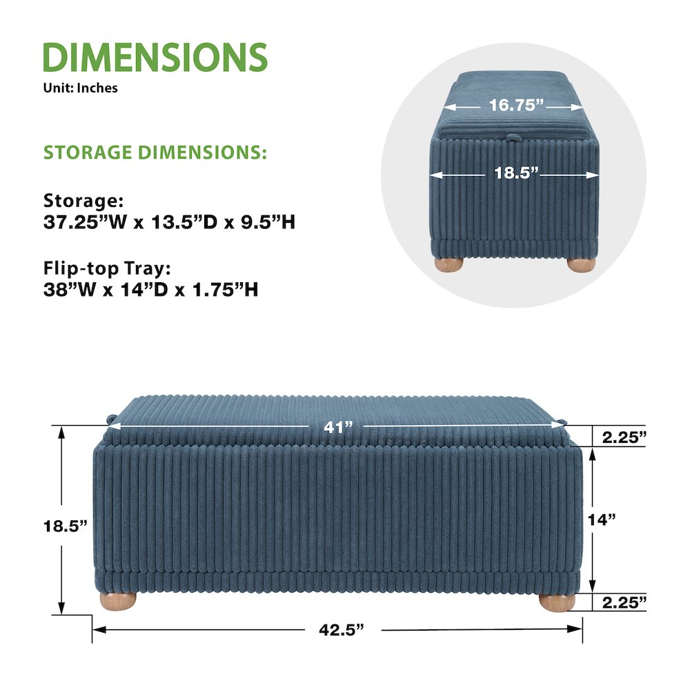 Sahara Storage Bench. Picture 2