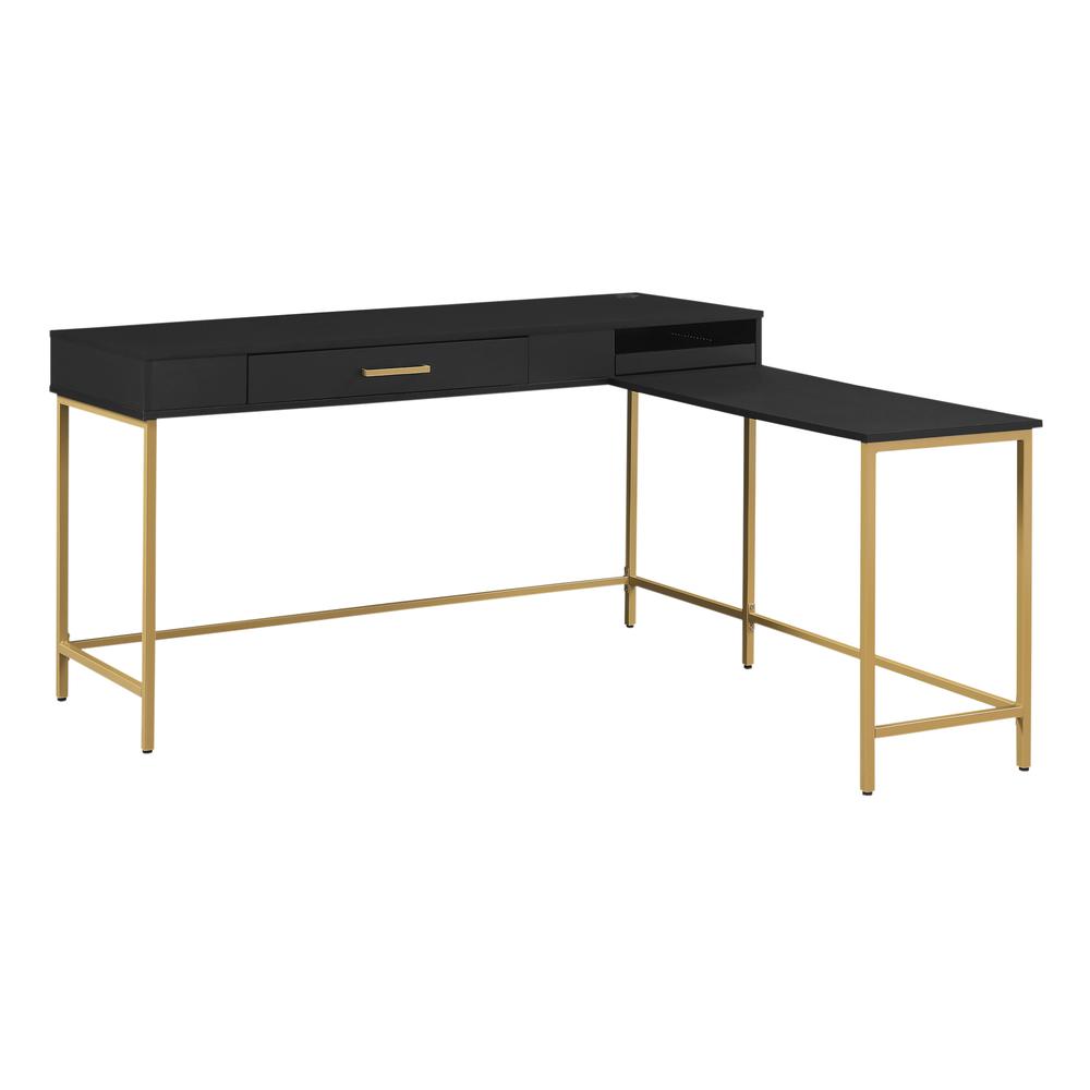 Modern Life Desk in Black. Picture 2