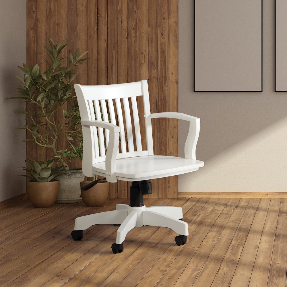 Deluxe Wood Banker's Chair. Picture 7