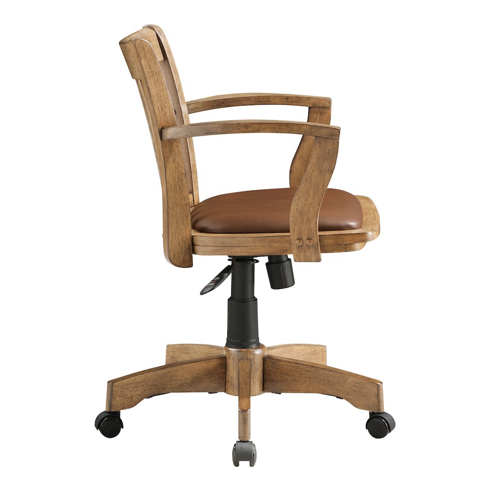 Deluxe Wood Banker's Chair. Picture 3