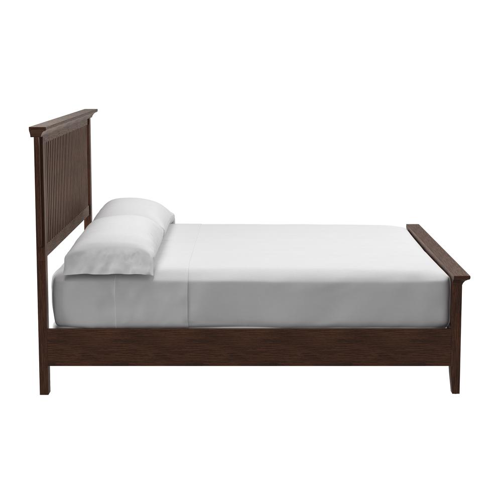 Modern Mission King Bed Set 3/CTN in Vintage Oak. Picture 2