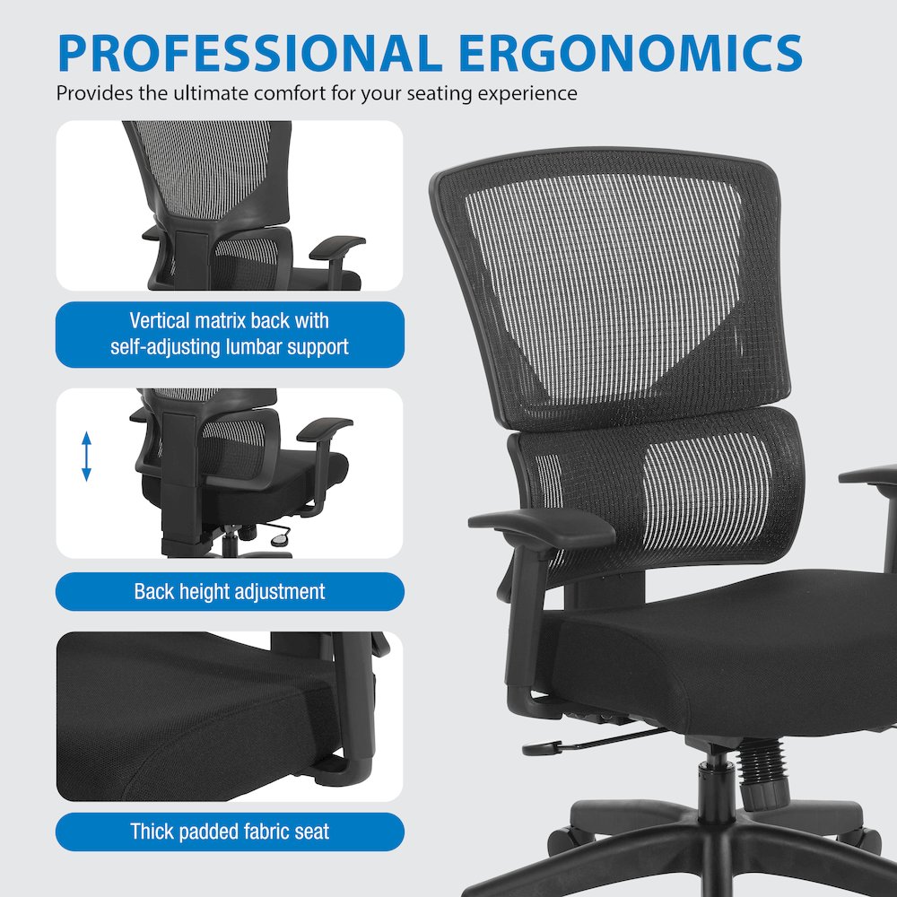 Vertical Matrix Back Manager's Chair. Picture 15