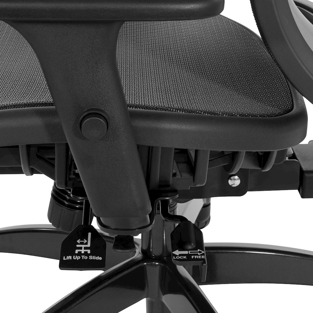 Big & Tall Vertical Matrix Seat and Back Manager's Chair. Picture 16