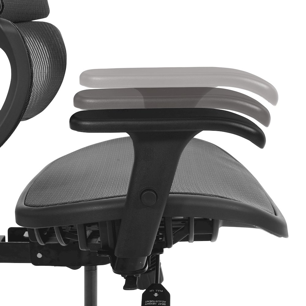 Big & Tall Vertical Matrix Seat and Back Manager's Chair. Picture 13