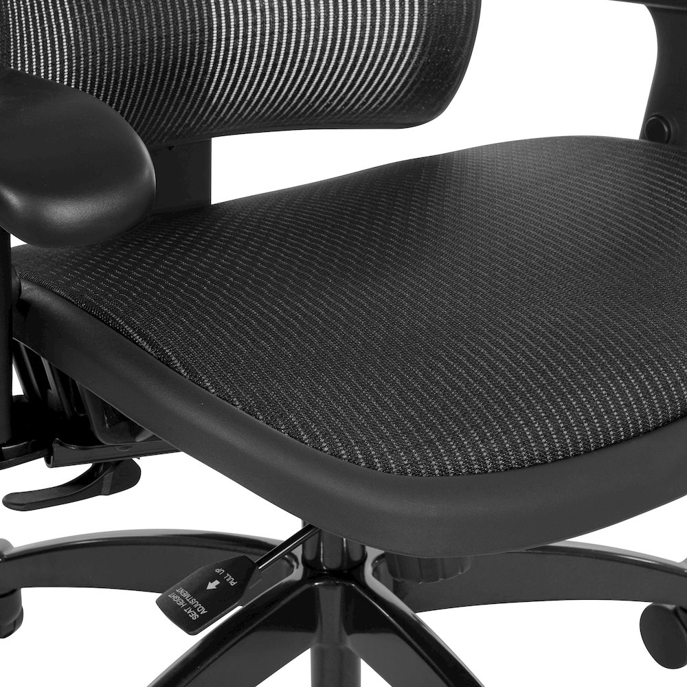 Big & Tall Vertical Matrix Seat and Back Manager's Chair. Picture 17