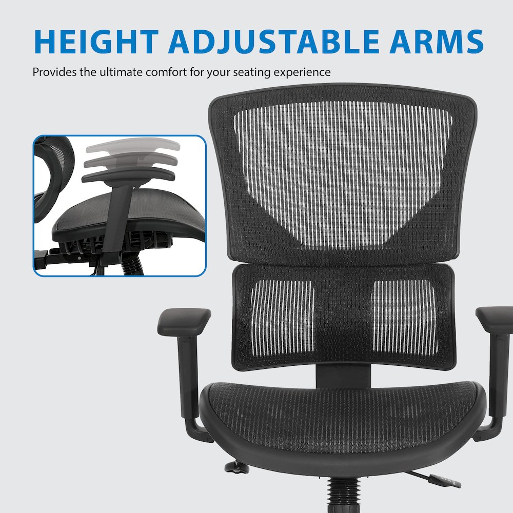 Vertical Matrix Seat & Back Manager's Chair. Picture 12