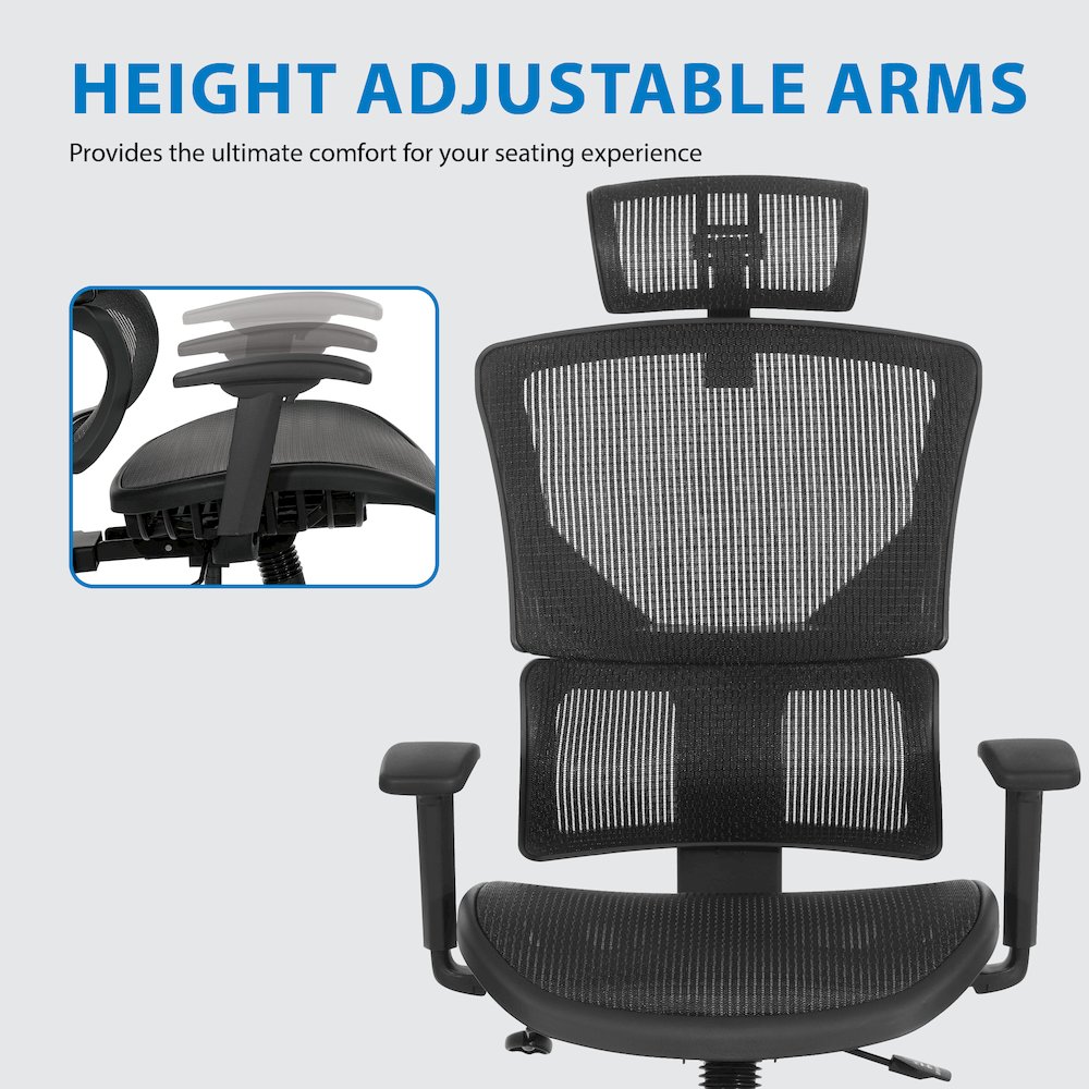 Vertical Matrix Seat & Back Manager's Chair. Picture 11
