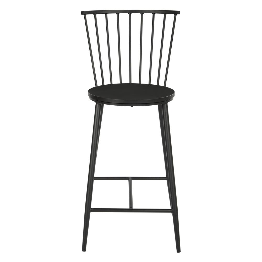 Bryce Counter Stool 26" with Black Metal Frame, BRY6526-3. Picture 2