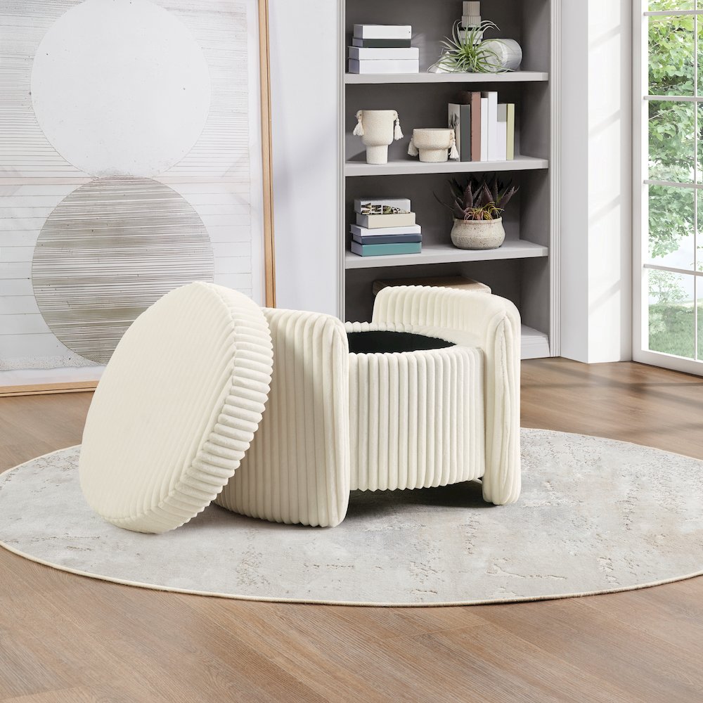Sable Storage Ottoman. Picture 11