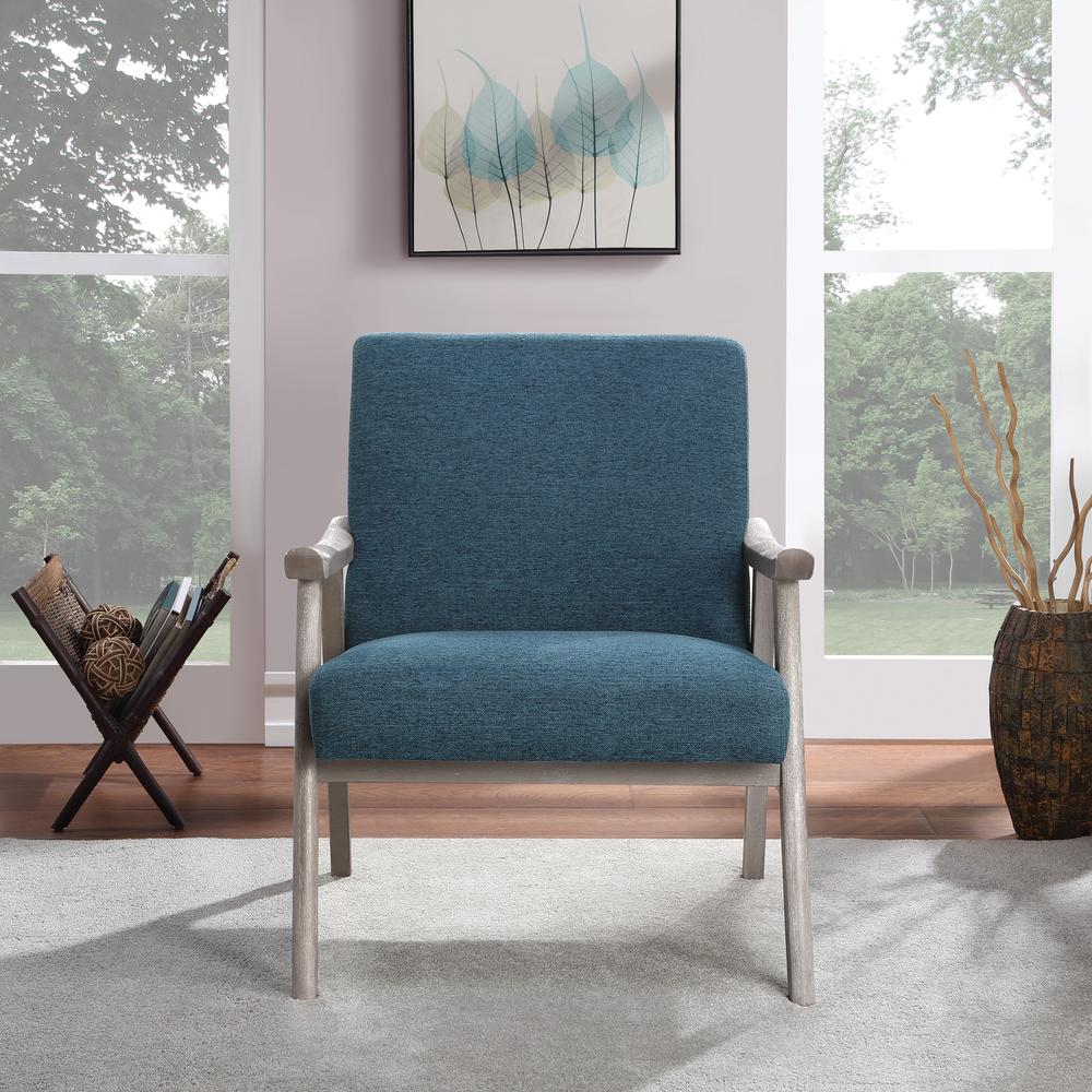 Weldon Armchair, Azure. Picture 7