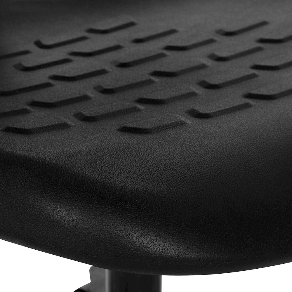 Black Self Skinned Urethane Task Chair. Picture 9