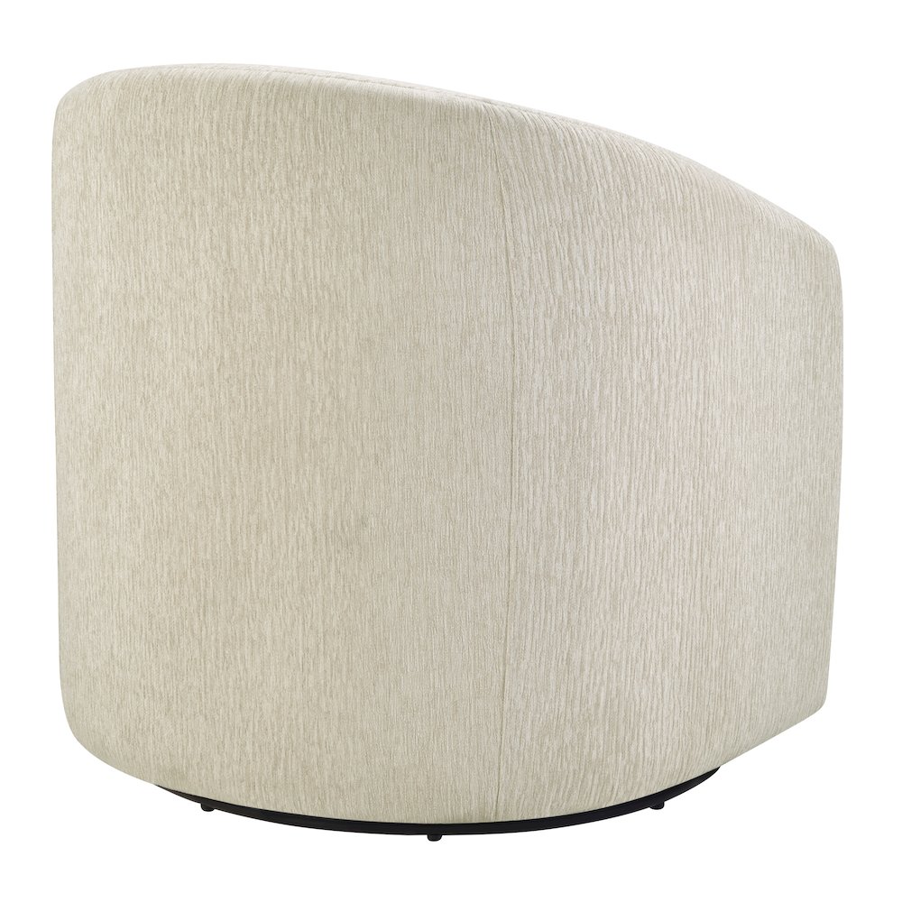 Bella Swivel Chair in Linen Fabric. Picture 4
