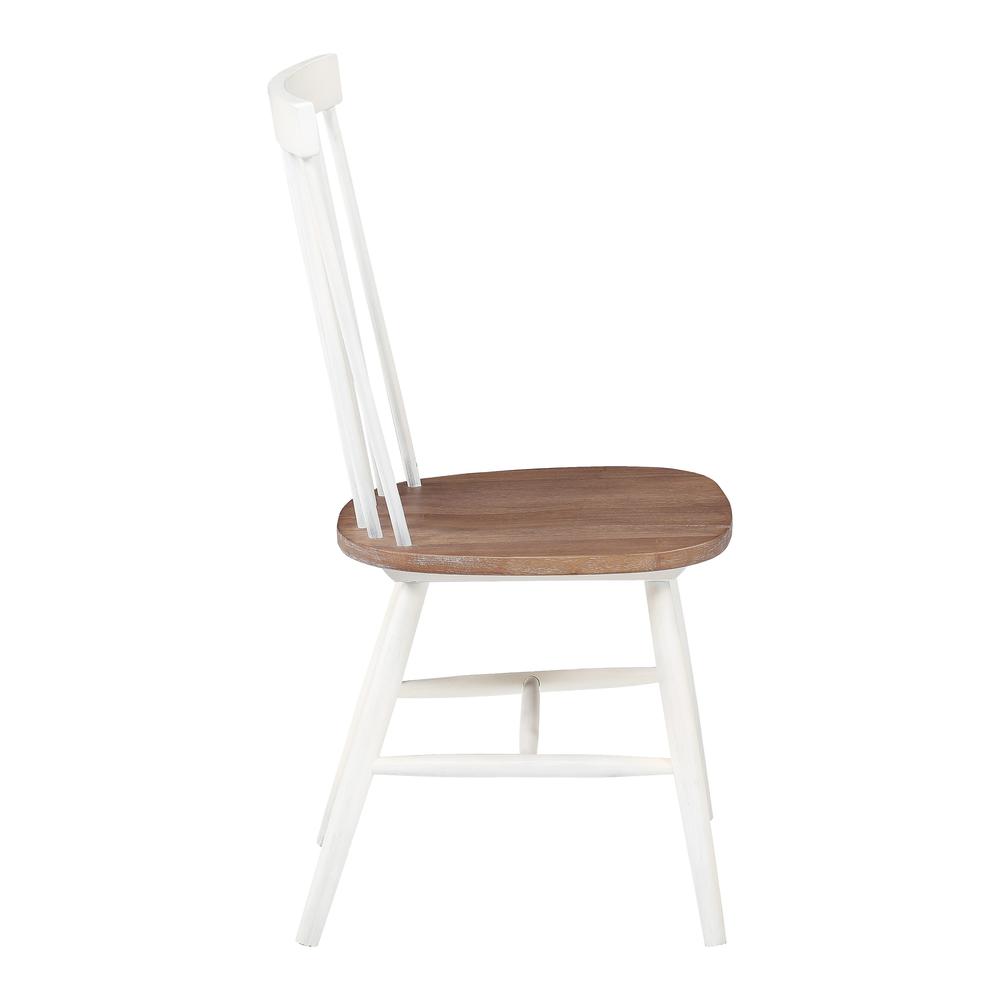 Eagle Ridge Dining Chair with Toffee Finished seat and Cream Base 2 Pack, EAG1787-CMDT. Picture 3