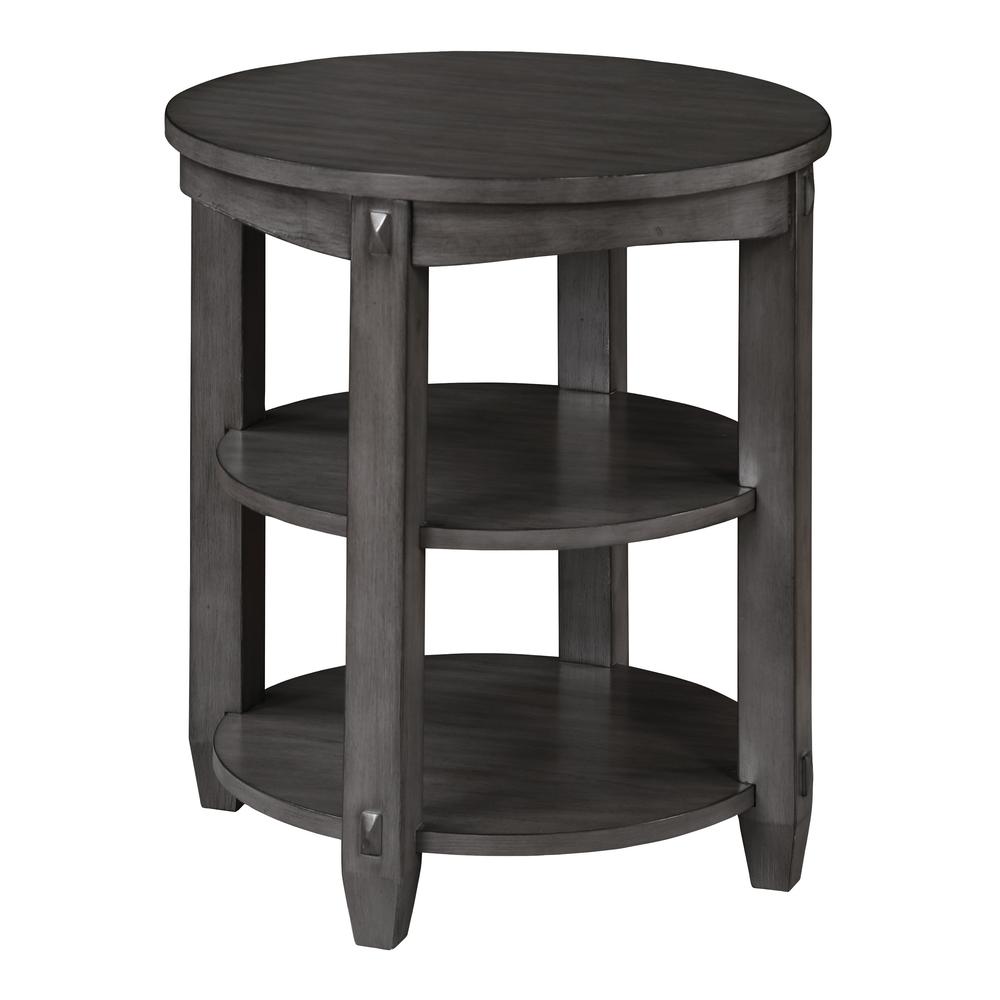 Lane End Table, Slate Grey. Picture 1