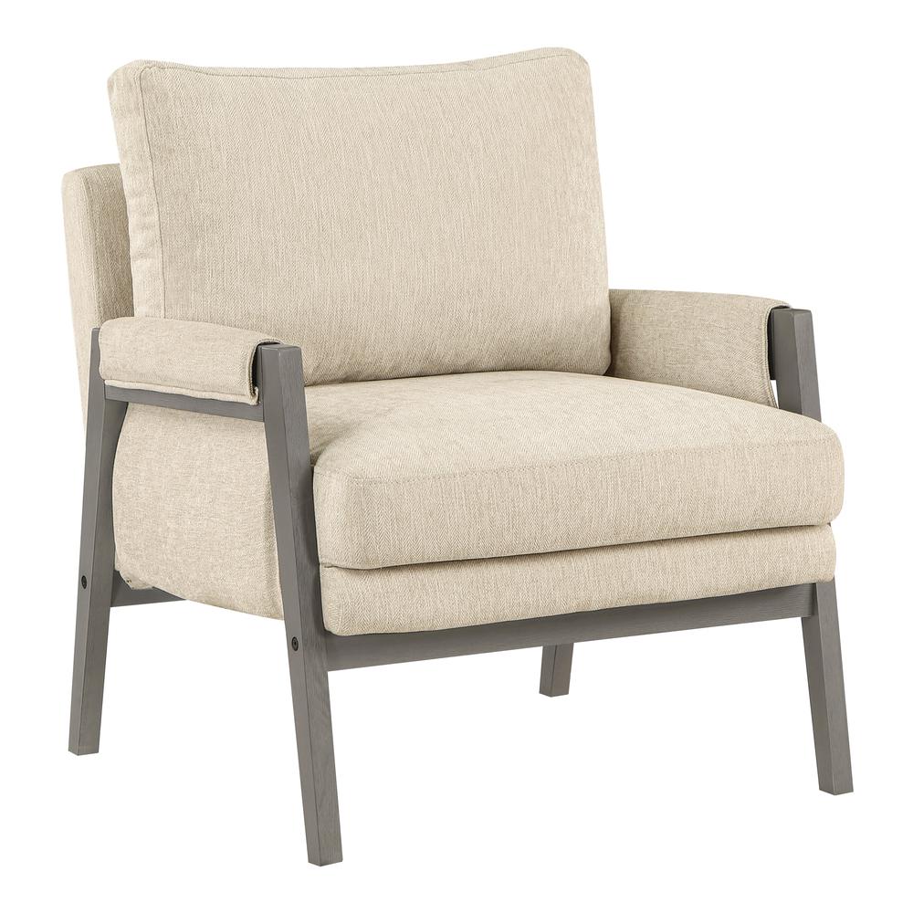 Amari Wood Frame Armchair. Picture 1