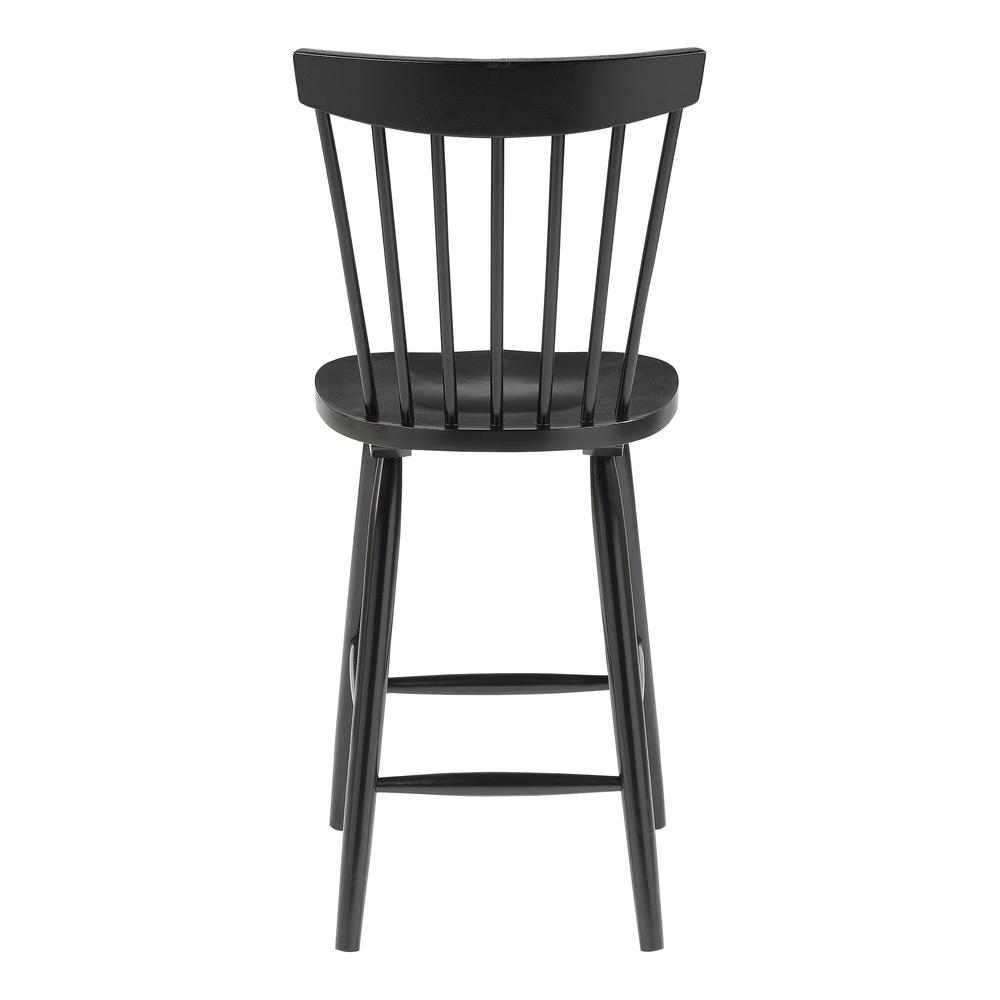 Eagle Ridge Counter Stool in Black Finish, EAG26-BLK. Picture 4