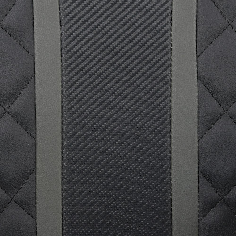 Expanse Gaming Chair  With Footrest in Grey Fabric. Picture 14