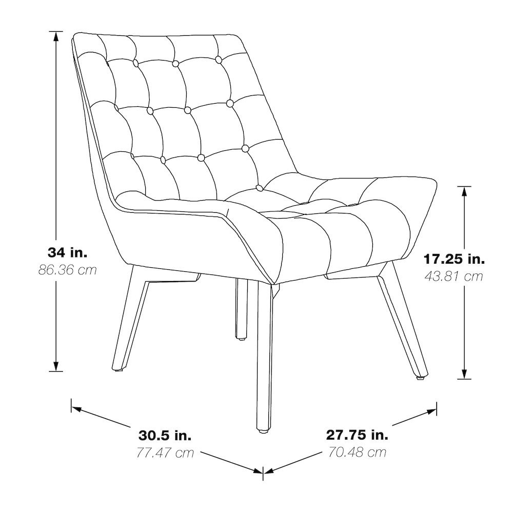 Shelly Tufted Chair. Picture 9