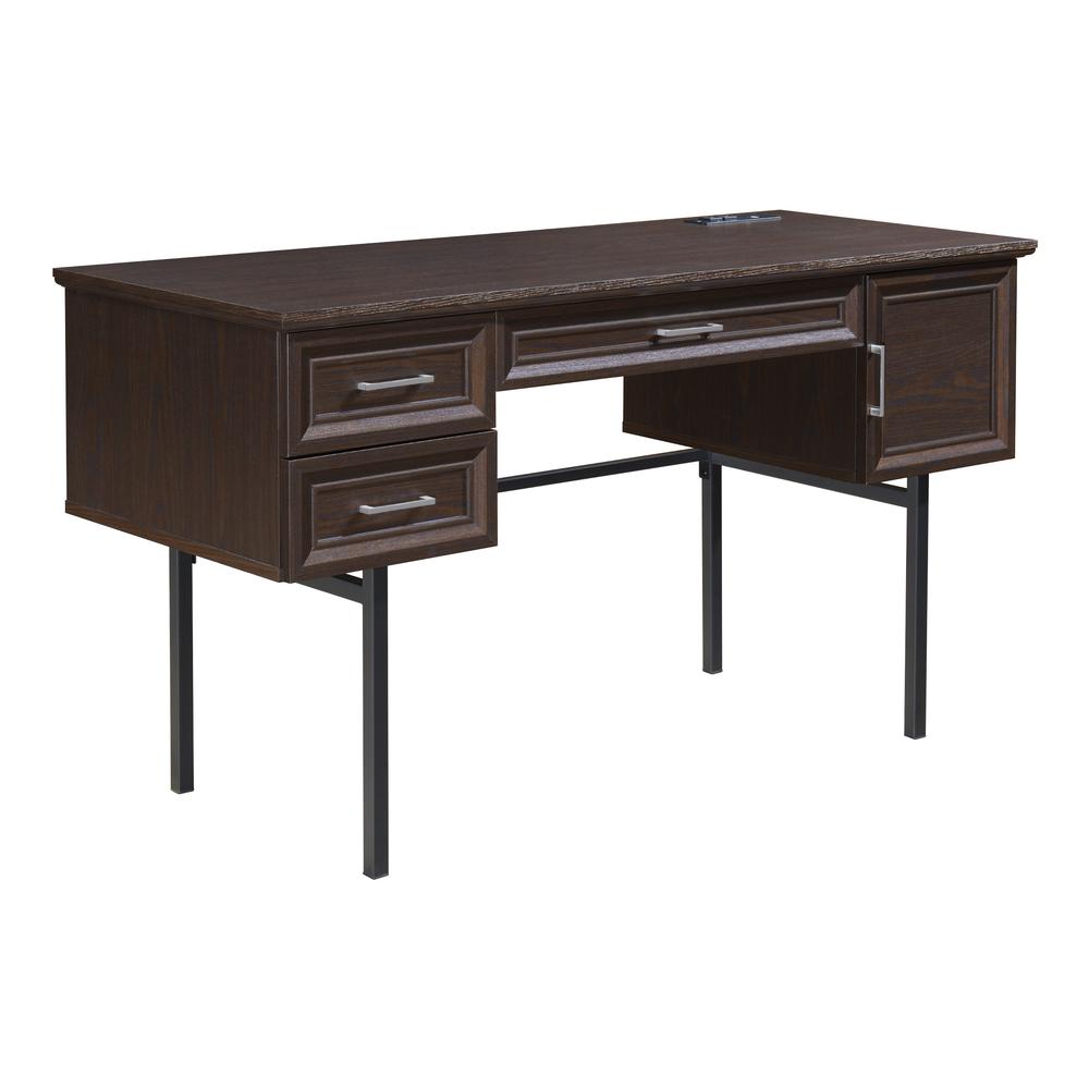 Jefferson Executive Desk W/Power. Picture 2