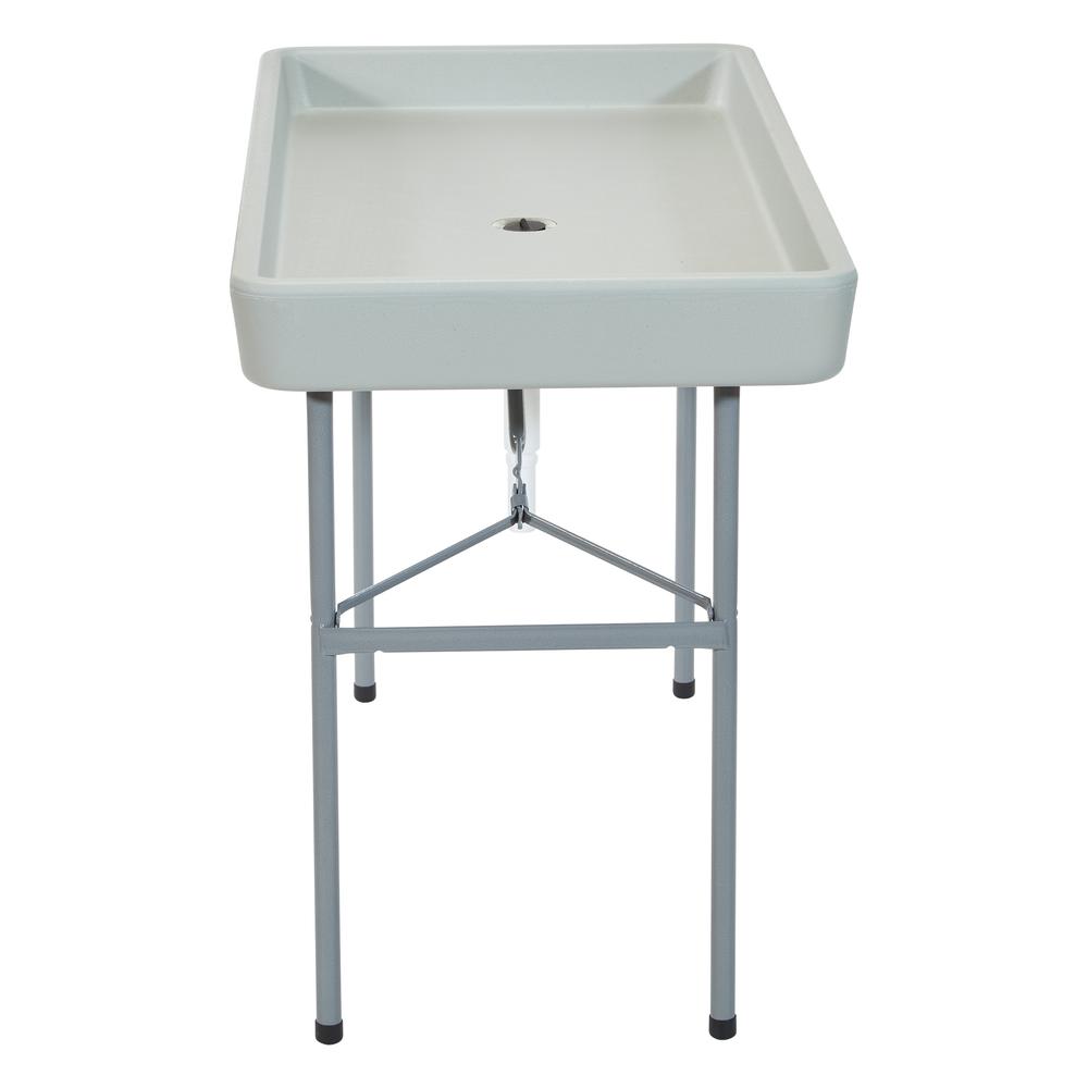 Folding Beverage Ice Cooler Table. Picture 3
