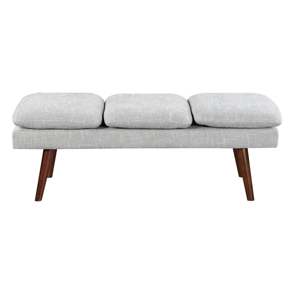 Amanda 54" Mid-Century Bench. Picture 1