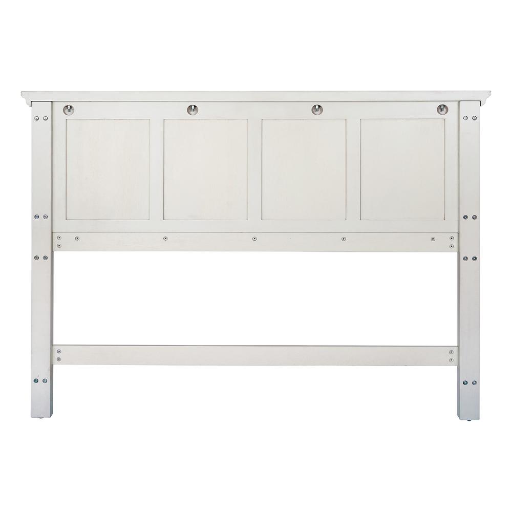 Farmhouse Queen Headboard, Rustic White. Picture 6