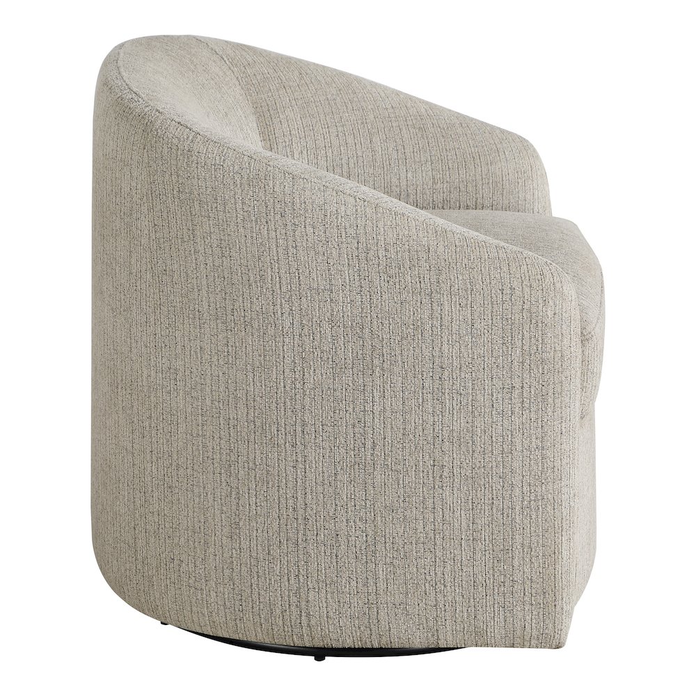 Bella Swivel Chair in Marble Fabric. Picture 3