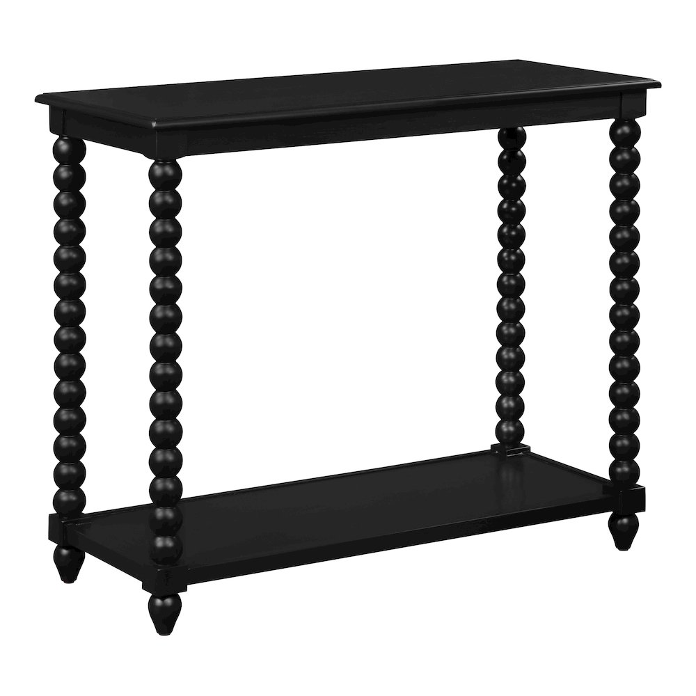 Elise Foyer Table in Black Finish. Picture 1
