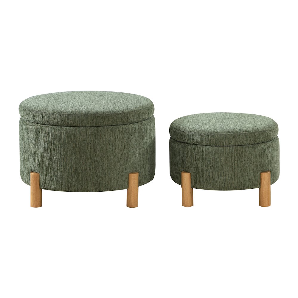 Bennett 2-Piece Storage Ottoman Set. Picture 3