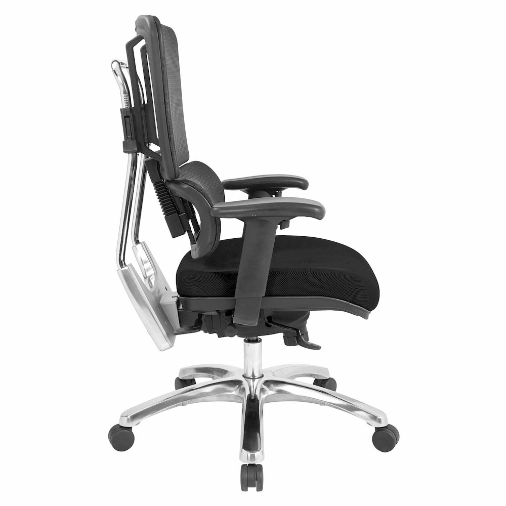 Vertical Black Mesh Back Chair. Picture 3