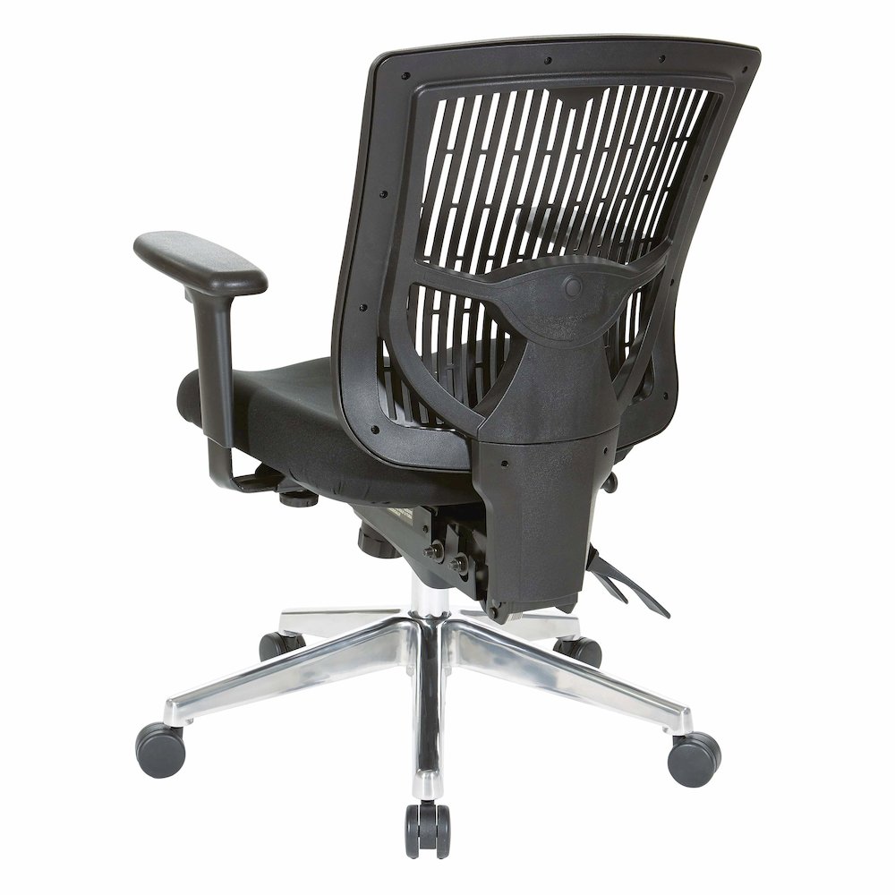 Contoured Black Plastic Back Manager's Chair , 97898CBK-30. Picture 5