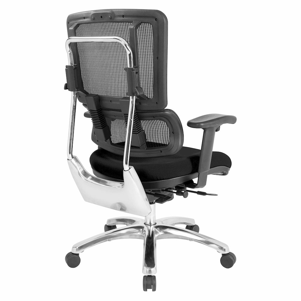 Vertical Black Mesh Back Chair. Picture 6