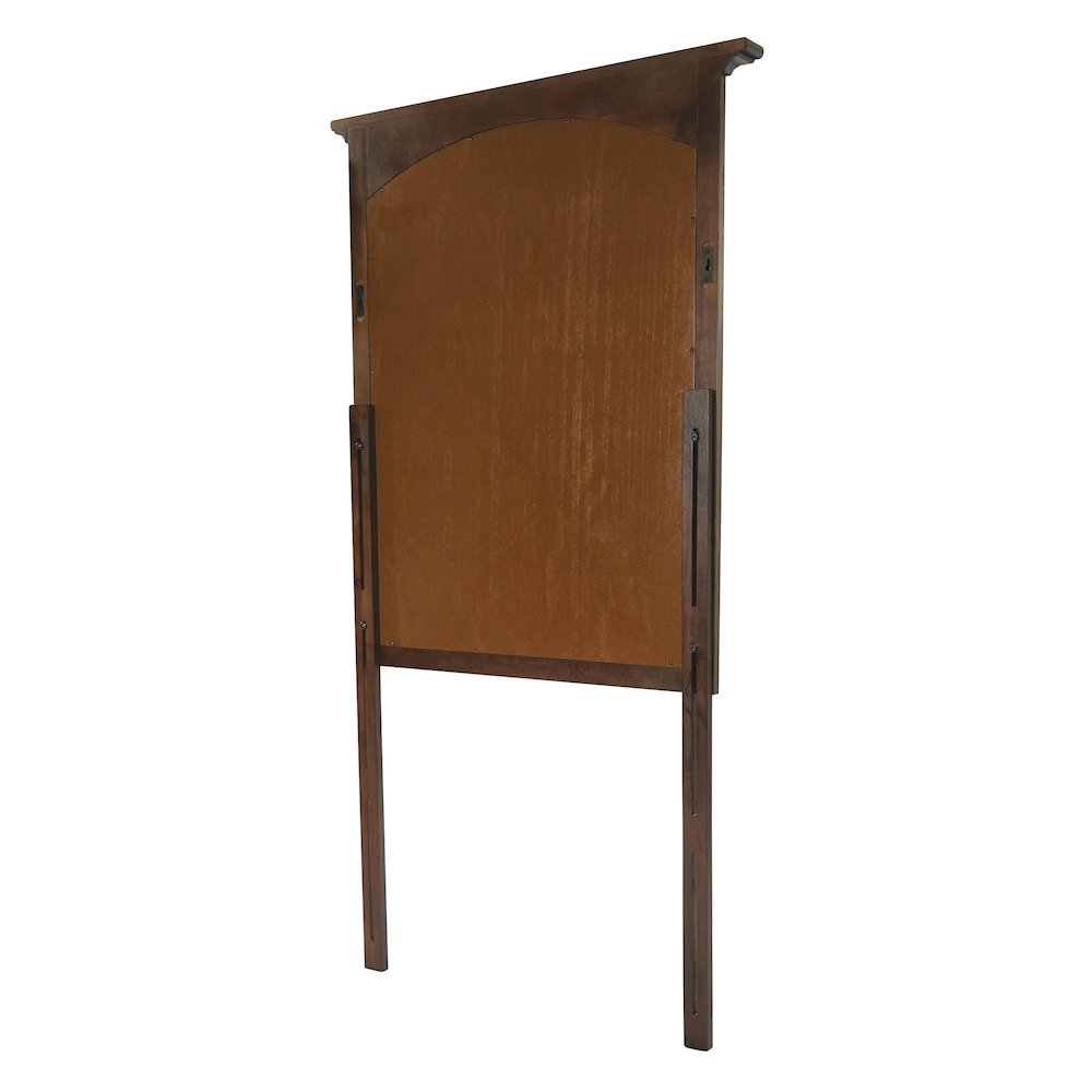 Modern Mission Mirror in Vintage Oak Finish, BP-4201-03K. Picture 3