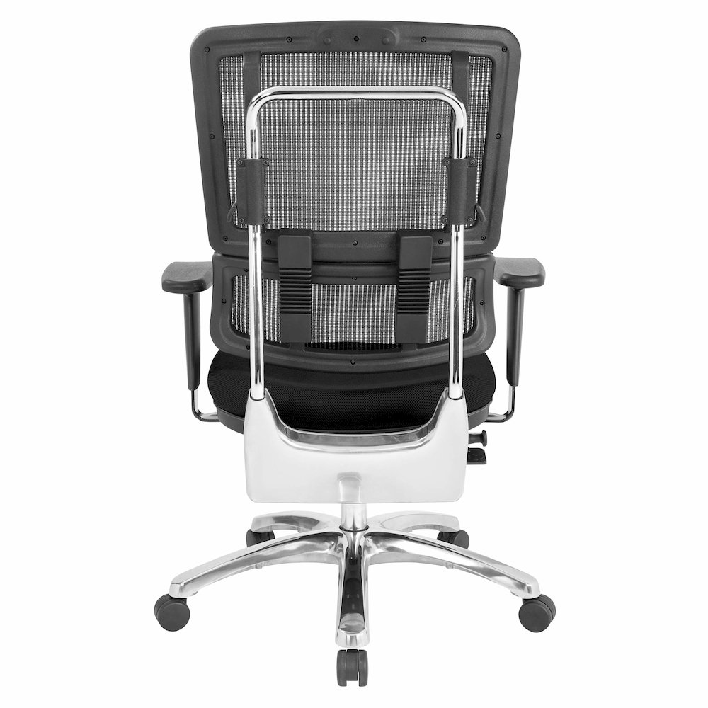 Vertical Black Mesh Back Chair. Picture 5