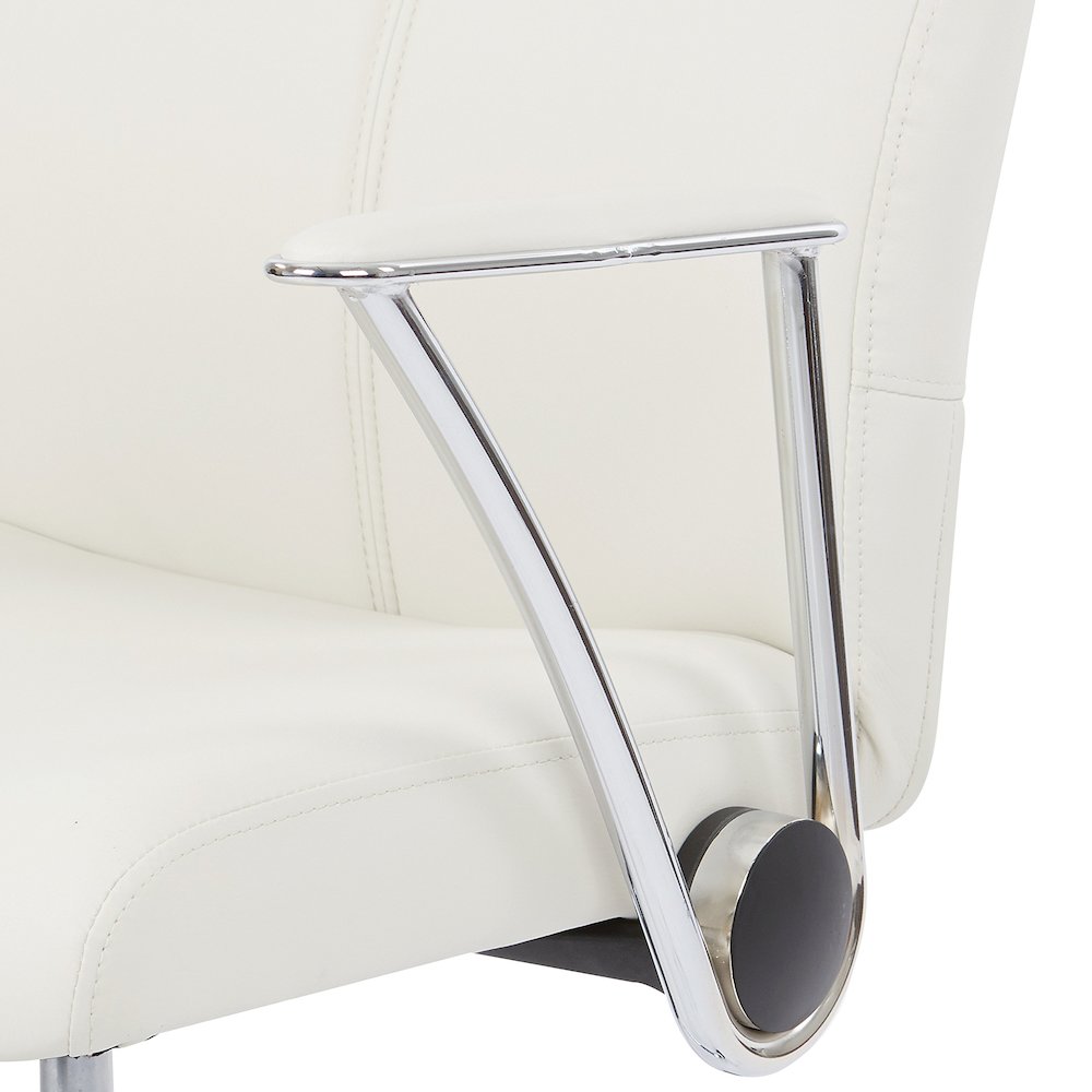 Faux Leather Chair. Picture 5
