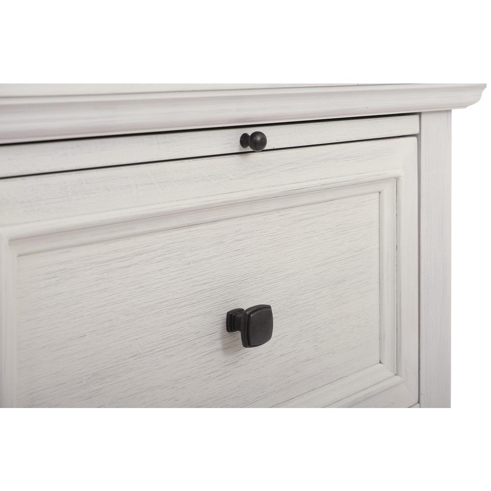 Farmhouse Basics Nightstand, Rustic White. Picture 8
