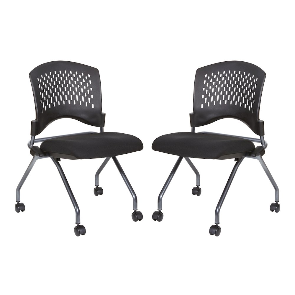 Deluxe Armless Folding Chair. Picture 2